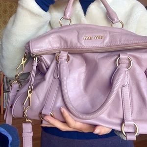 Miu Miu Vitello bag in refurbished Lavender